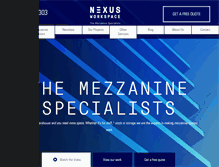 Tablet Screenshot of nexusworkspace.co.uk